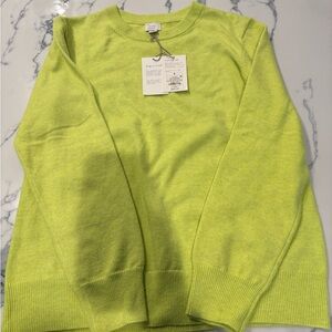a new day Bright Green Crew Neck Sweater